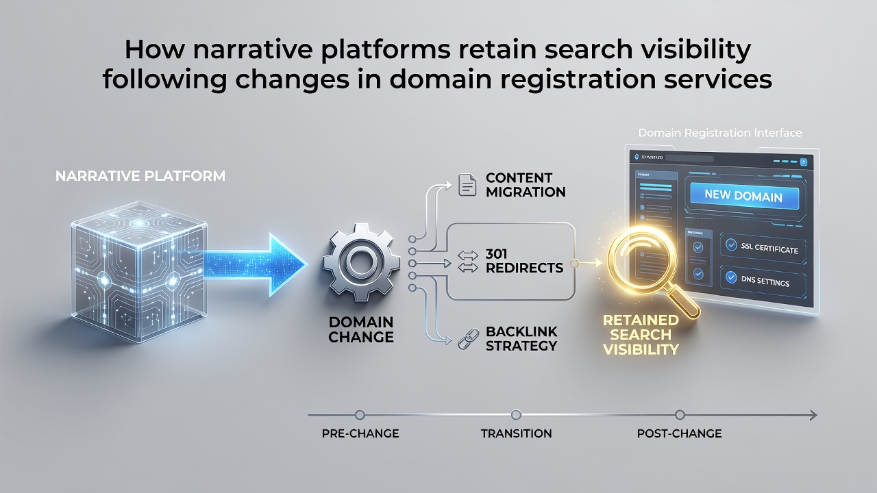 How Narrative Platforms Retain Search Visibility Following Changes in Domain Registration Services